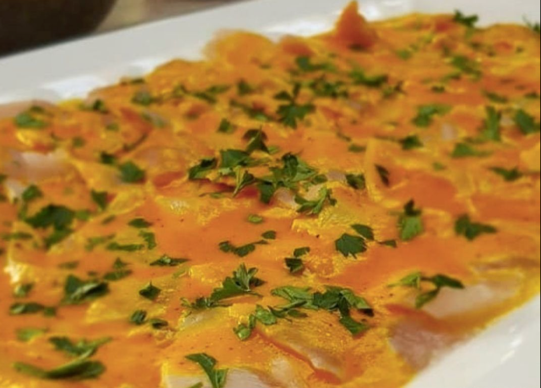 Tiradito de Reineta