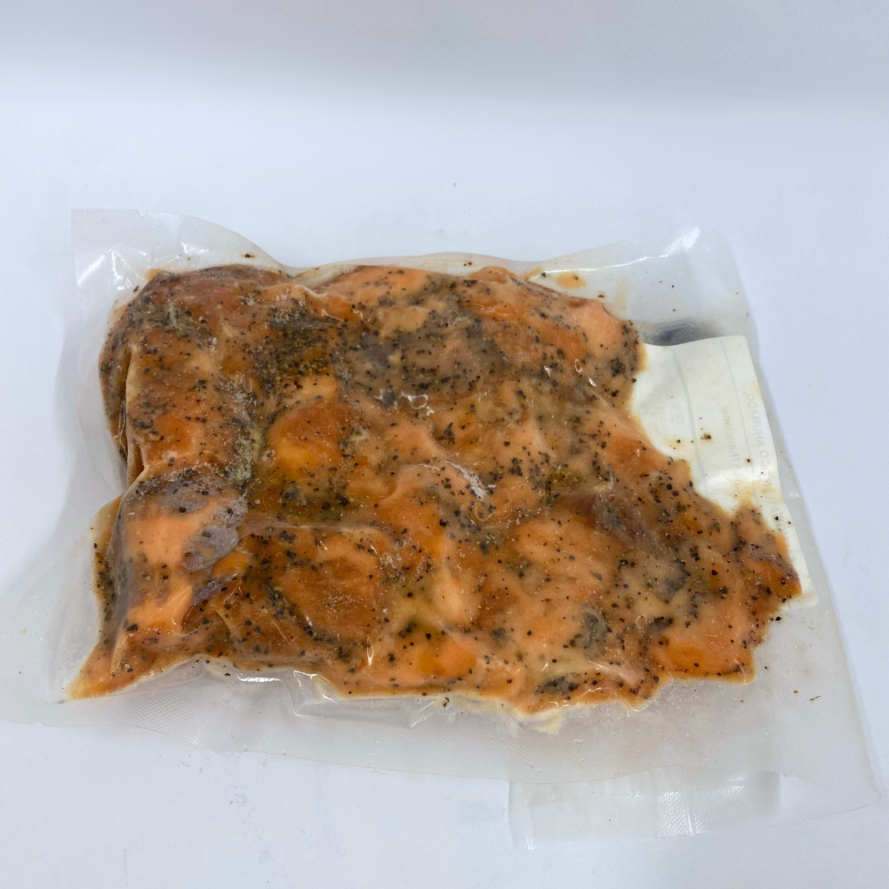 Salmón Ahumado en Caliente con Pimienta