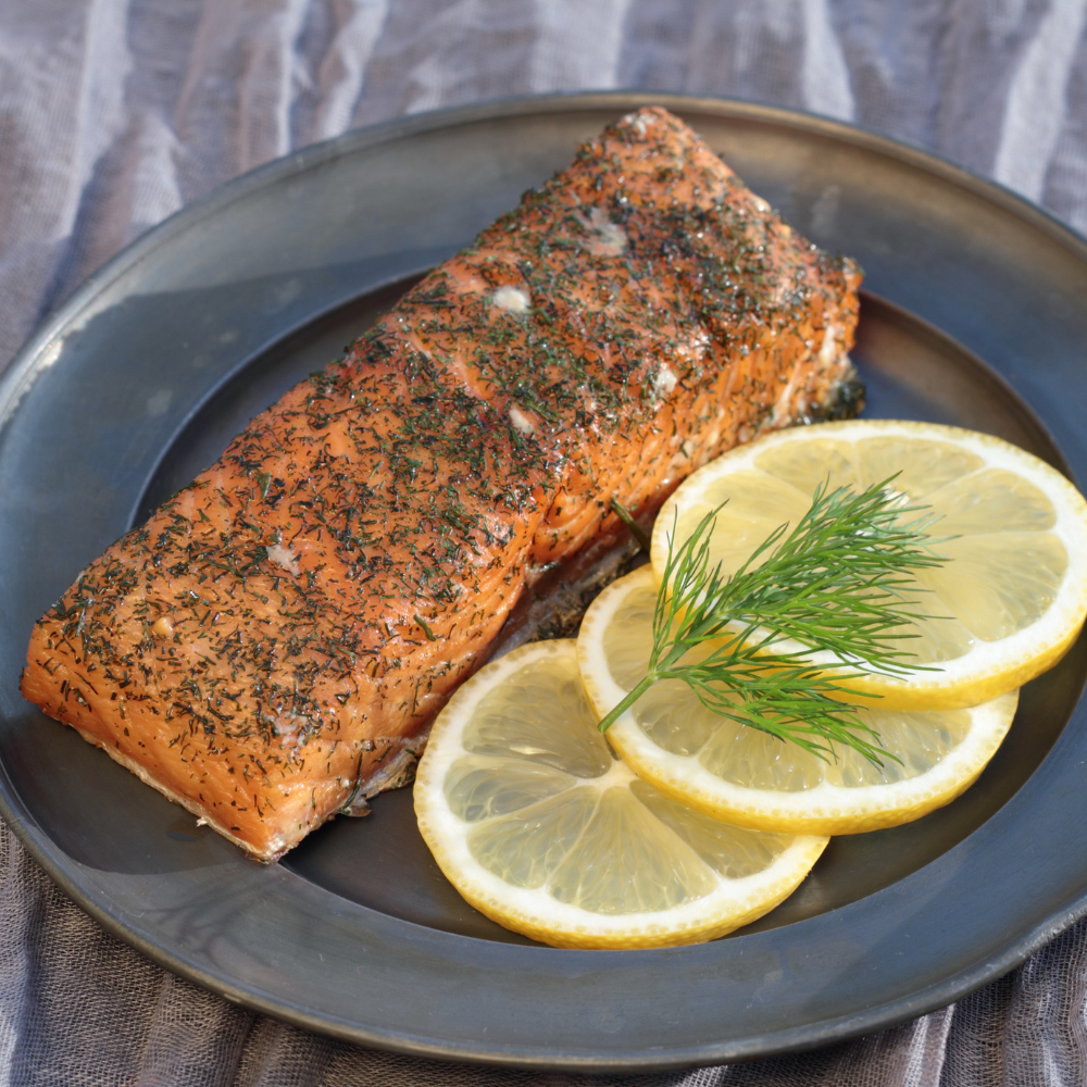 Salmón Ahumado en Caliente Porción